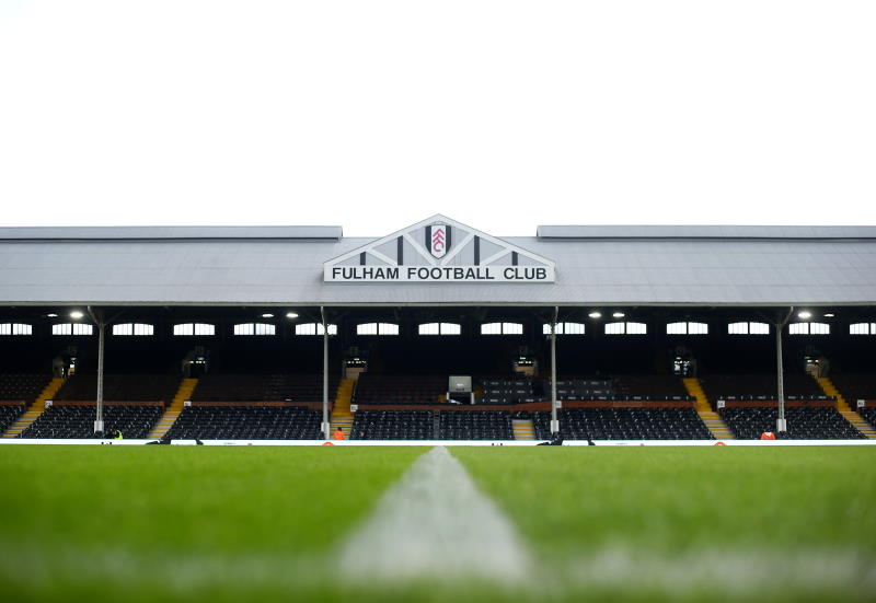 Fulham's Craven Cottage see at ground level from the half way line