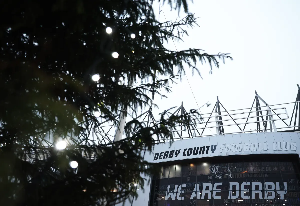 Derby County's Pride Park viewed from the outside